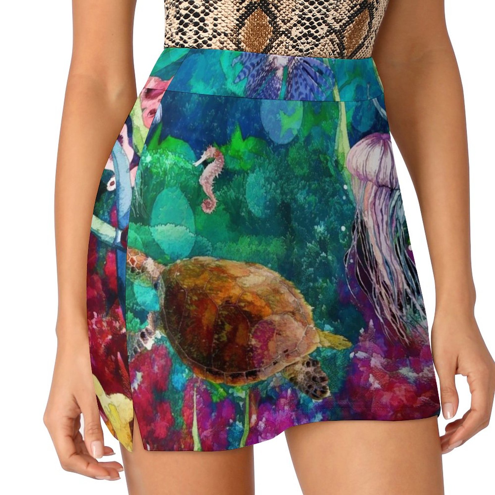 Badminton Minion - Falda de mujer de tortugas en
