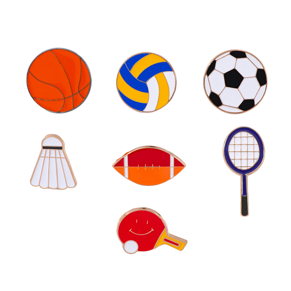 Badminton Tv - 1 Set de Broches Metálicos con