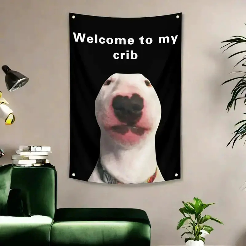 Tapestry con diseño de Bull Te - Badminton Meme reseña y precio