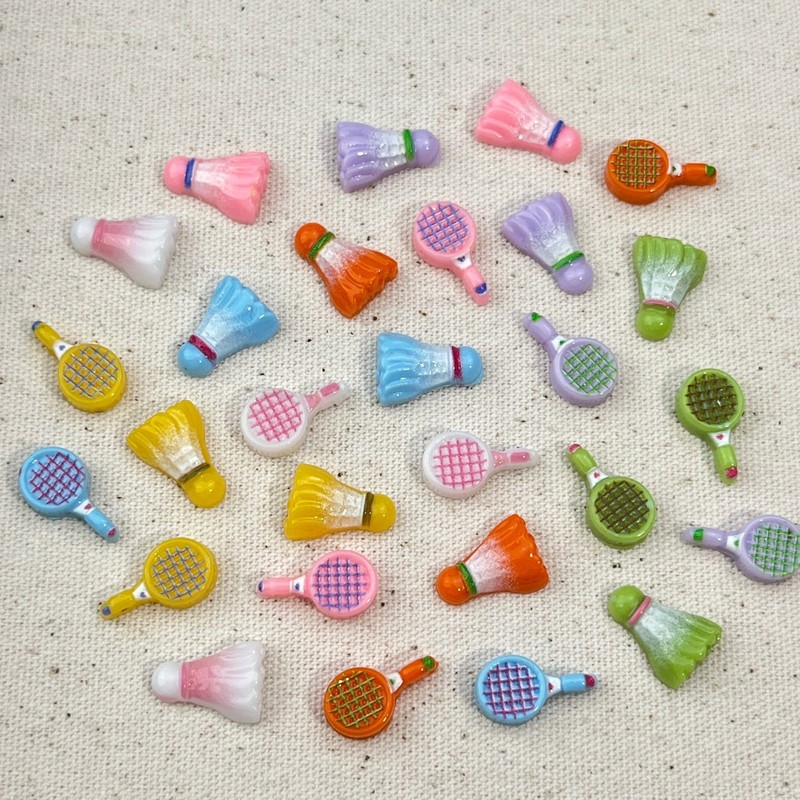 20 piezas de adornos para uñas - Badminton Minion reseña y precio
