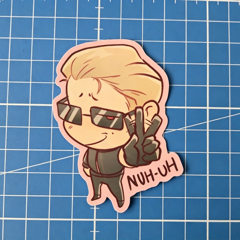 Pegatinas de Meme Chibi de Wes - Badminton Meme reseña y precio